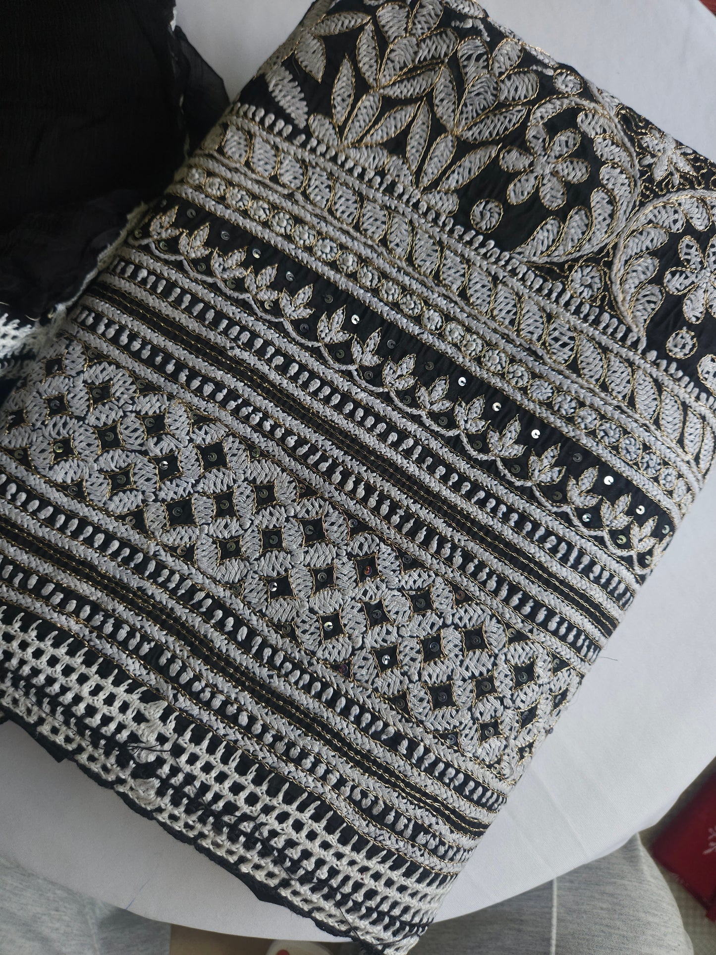 Cotton Voil 3-Piece Chikankari Suit (PSC225)