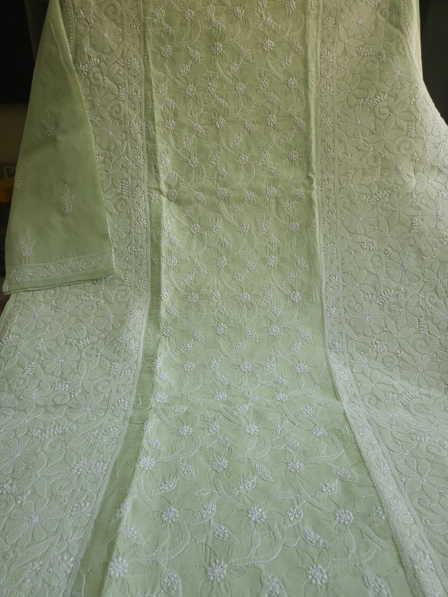 Cotton Voil Daraz Chikankari Kurti