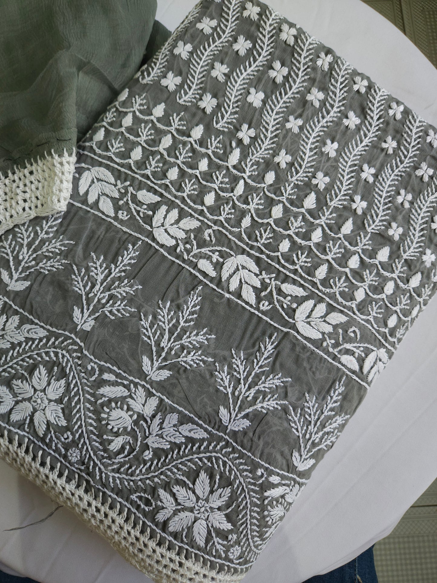 Cotton Voil 3Piece Chikankari Suit CSS005