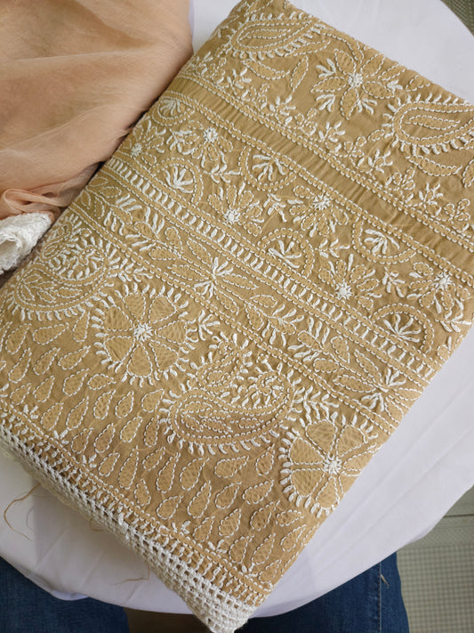 Cotton Voil 3Piece Chikankari Suit